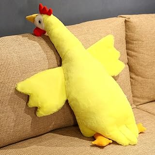 Chicken Stuffed Animal Plush Pillow Toys Giant Stuffed Farm Animal Plush Doll Cozy Chicken Plush Sleeping Pillow Gifts for Kids Birthday Decoration