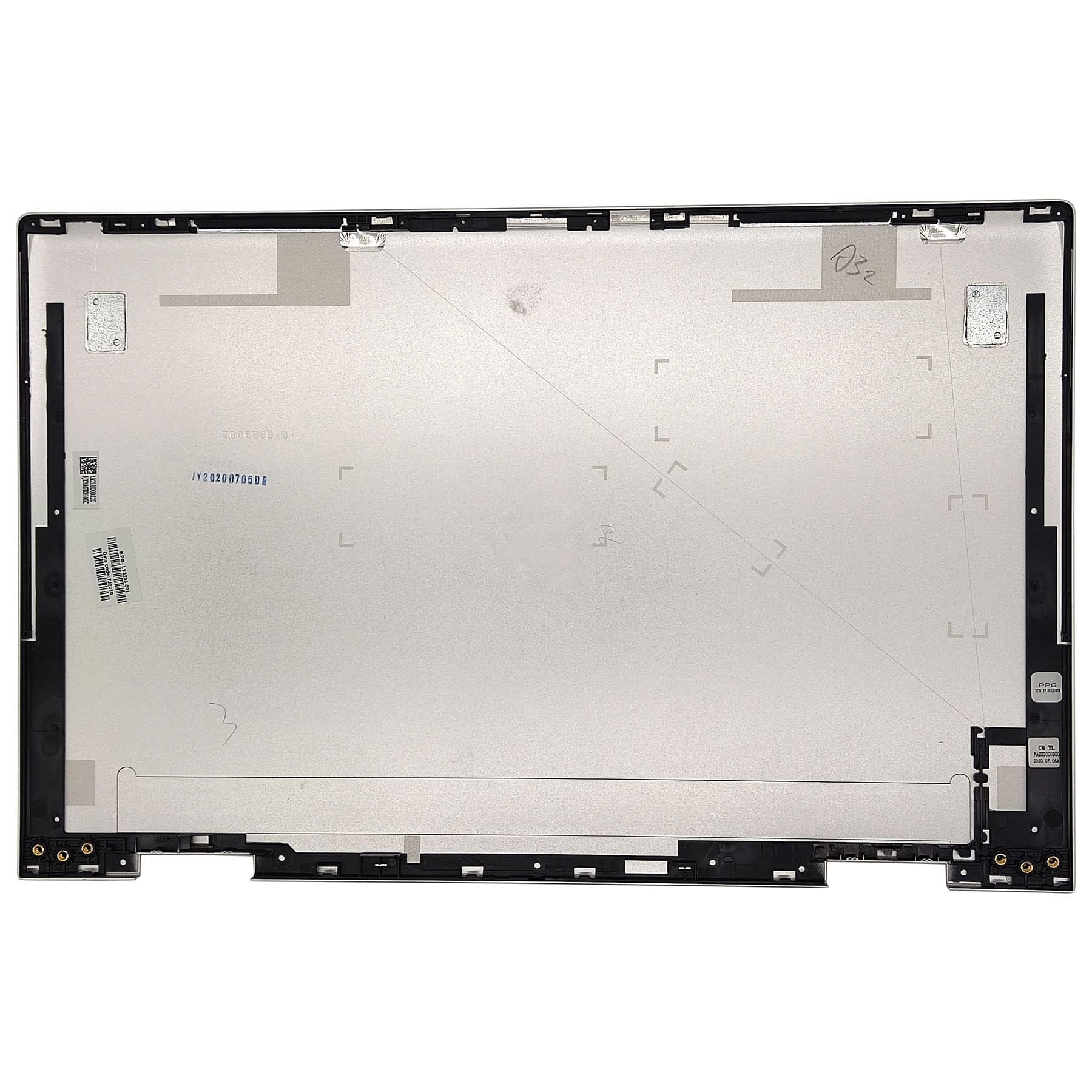 Replacement for HP Envy X360 15T-ED 15M-ED 15-ED 15-EE Laptop LCD Back Cover Rear Top Lid L93203-001 Natural Silver