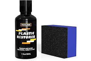 REALINN PlastX Trim Restore and Protect: Restore Faded Plastic, Vinyl, and Rubber Surfaces