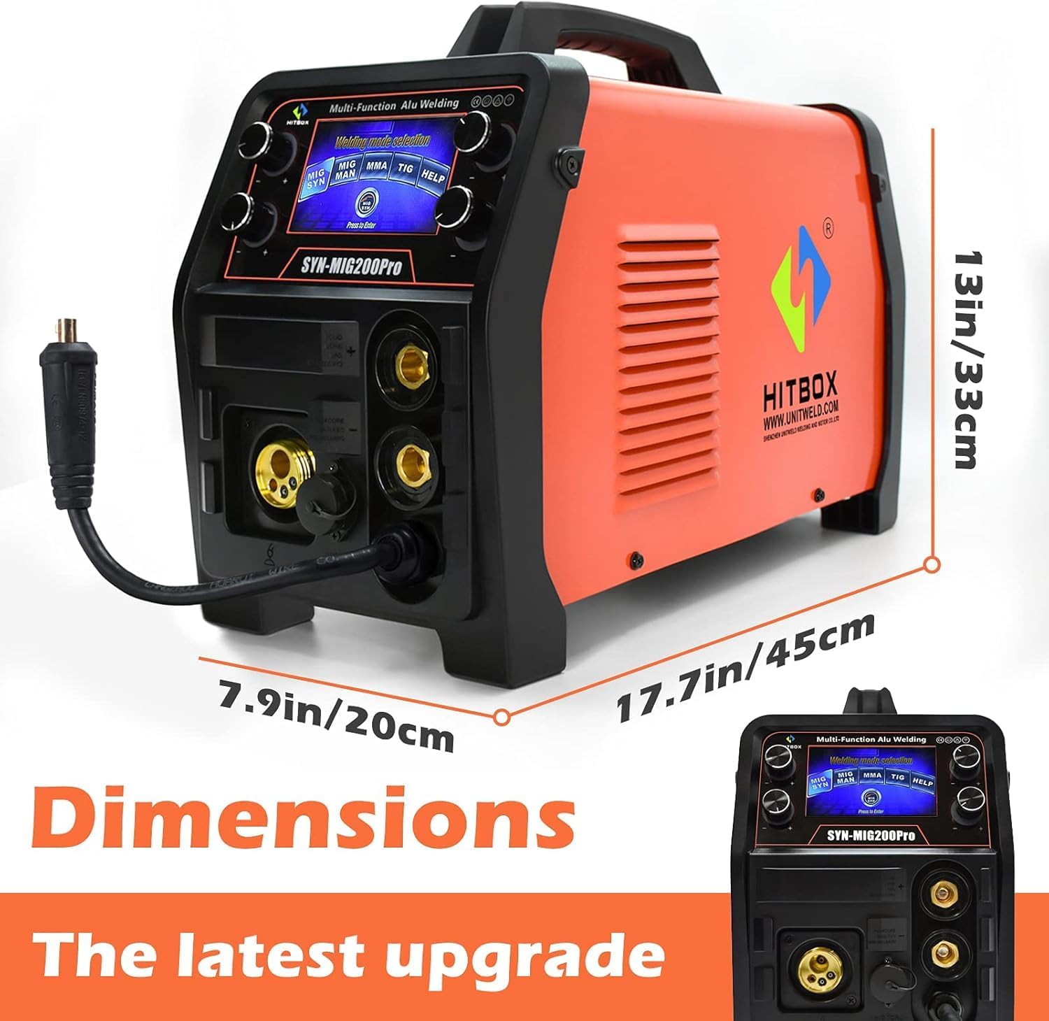 HITBOX 5 in 1 Aluminum MIG Welder Instruction Manual