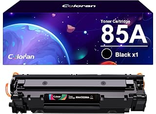 Coloran 85A Toner Cartridge Replacement for HP CE285A 85A Compatible with P1102W P1102 P1100 P1106 M1136 M1130 M1132 M1134 M1212 M1212NF M1213NF M1132MFP M1217NFW M1134MFP M1136MFP (1 Black)
