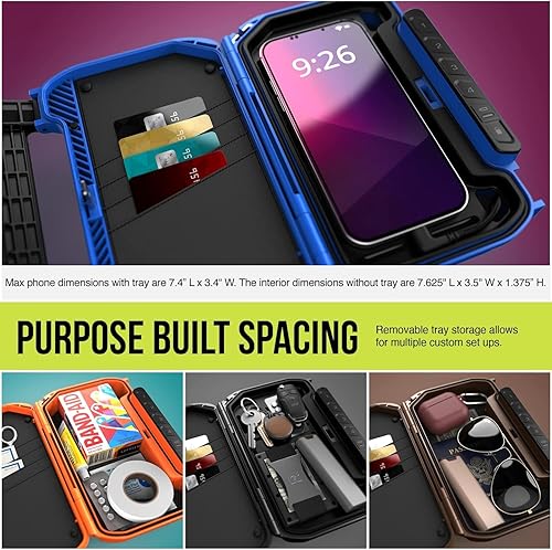 Miniatura 5 de VAULTEK LifePod X Micro - Caja de seguridad electrónica resistente a la intemperie, caja de viaje segura, mini funda portátil con teclado