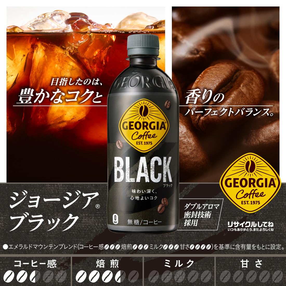 Amazon.co.jp: コカ・コーラ ジョージア ブラック 500mlPET : 食品