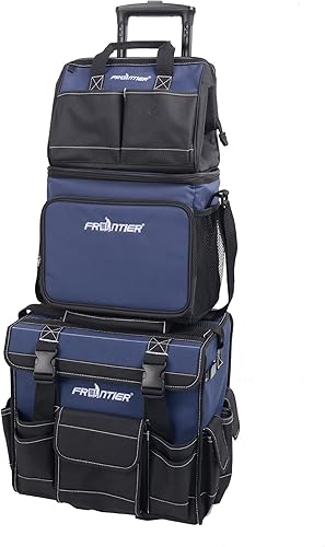 Miniatura 7 de Juego combinado de bolsas de herramientas portátiles de 3 piezas, bolsa de herramientas multiusos, organizador de almacenamiento con bolsa de