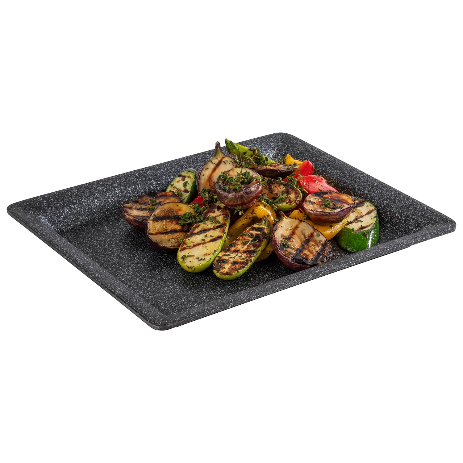 APS 30501 Vassoio GN 32,5 x 26,5 cm in alluminio per servire cibi caldi e freddi