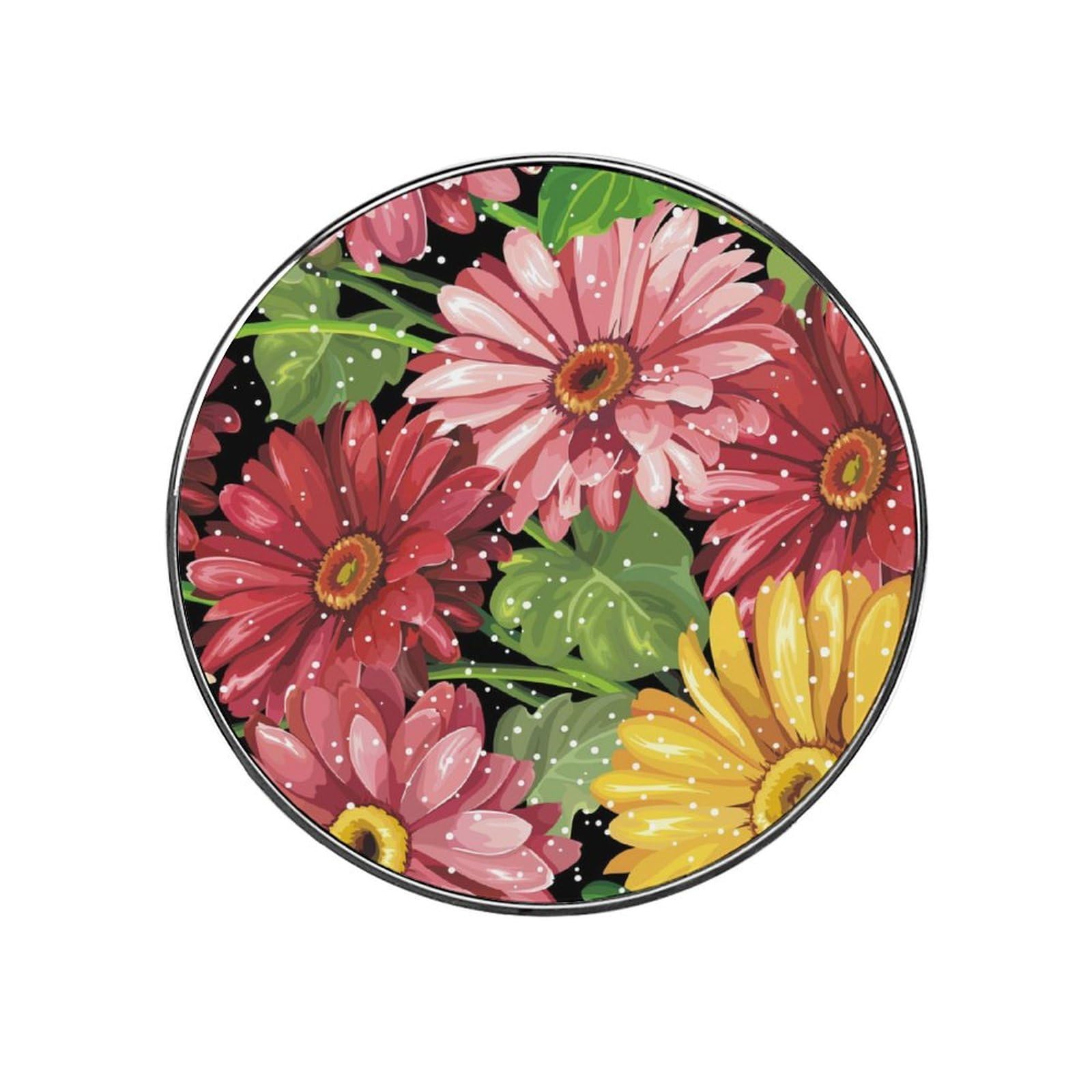 Color Flowers Magnets For Fridge Kitchen Decoration For Refrigerators Whiteboards