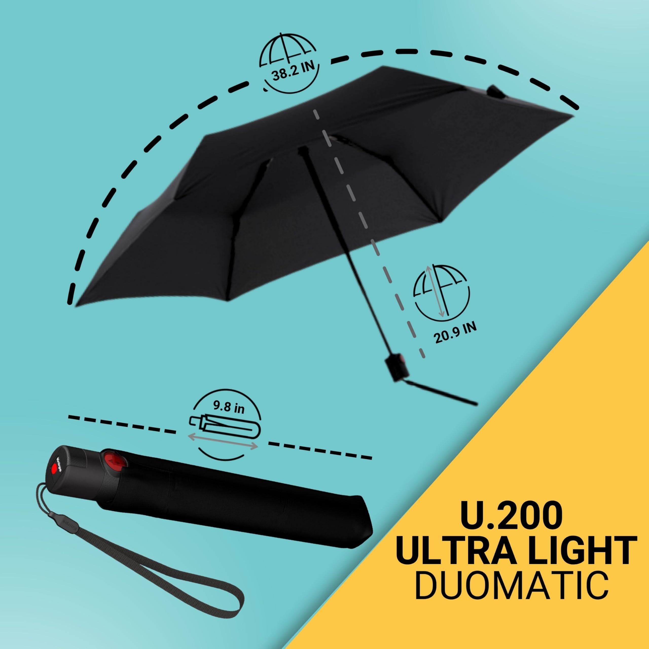 Knirps Taschenschirm U.200 Ultra Light Duomatic
