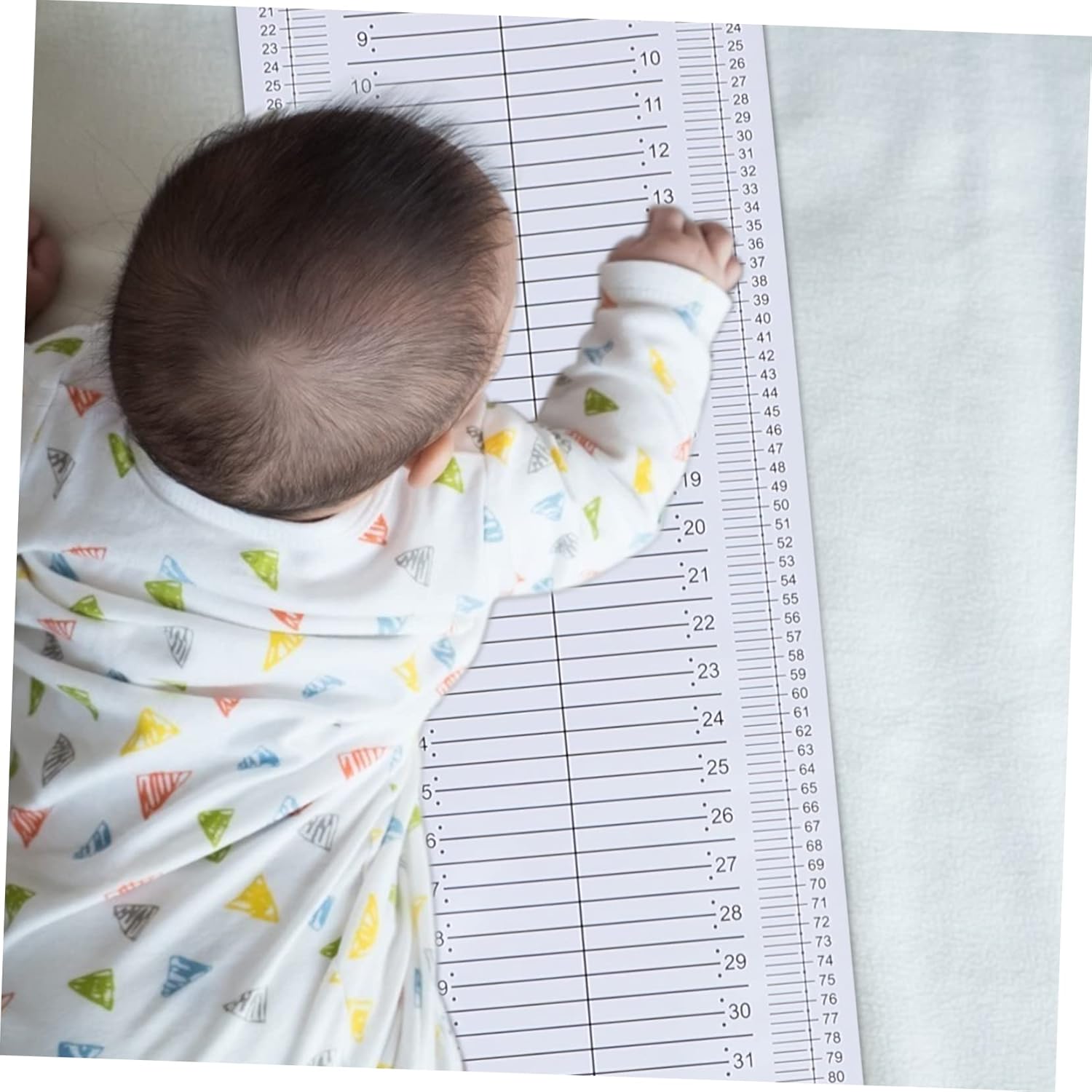 Infant Height Ruler Washable Toddler Measuring Mat Child-Friendly Portable