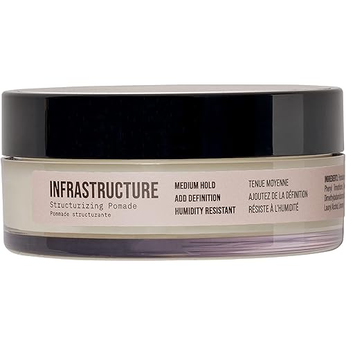 Infrastructure Structurizing Pomade by AG Hair Cosmetics for Unisex - 2.5 oz Pomade