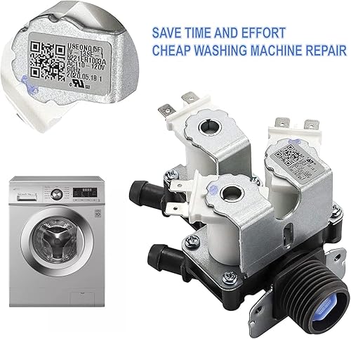 Miniatura 6 de OE.M 5221ER1003A 5220FR2075L Water Inlet Valve Replacement for LG Tromm & Ken.more Front Load Washers - Replaces 5221ER1003C 5221ER1003D Assembly by