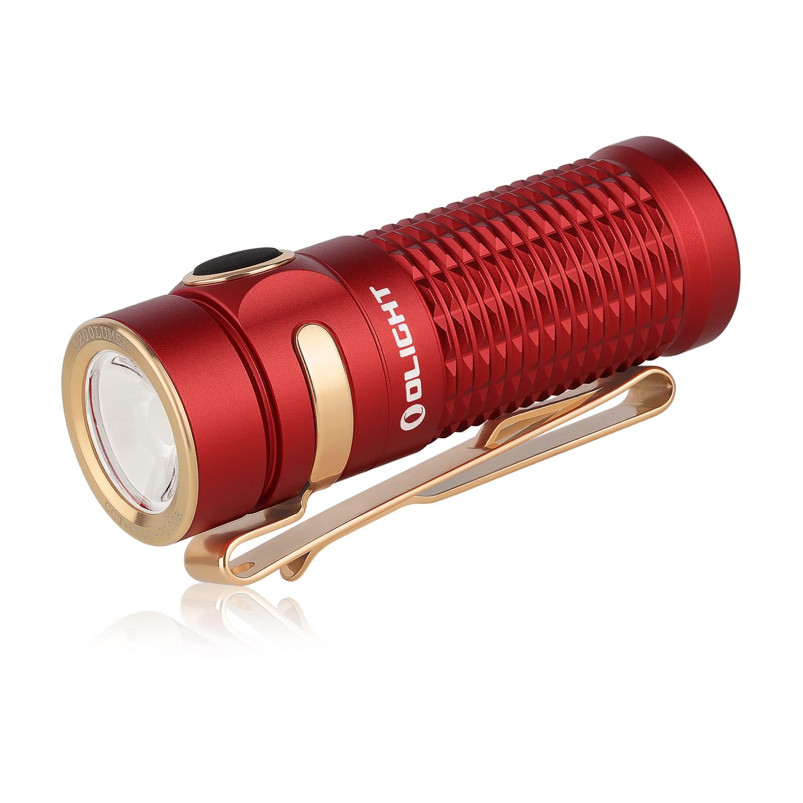 OLIGHT Baton 3 Petite Lampe de Poche Aimantée 1200 Lumens 5 Modes d'Éclairage et Mode Stroboscope Torche pour Camping Randonnée D'urgence Ménage Pêche Porte-clés Étanche IPX8