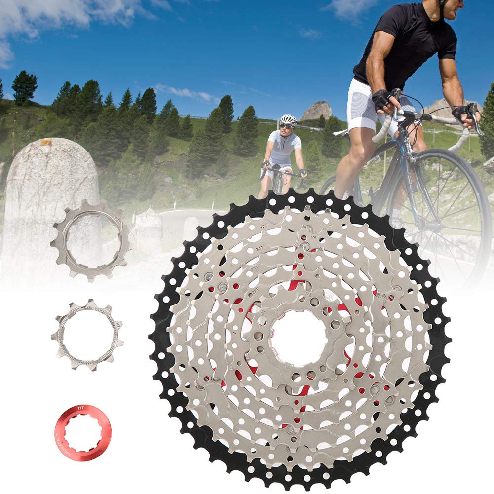 Dioche Ultralekka Przekładnia Górska 8-biegowa, 46T, Kaseta do Roweru Górskiego z Wolnym Kołem Lekka, Pusta Przekładnia Zapewnia płynną kontrolę Prędkości i zwiększoną wydajność Konstrukcja Stalowa