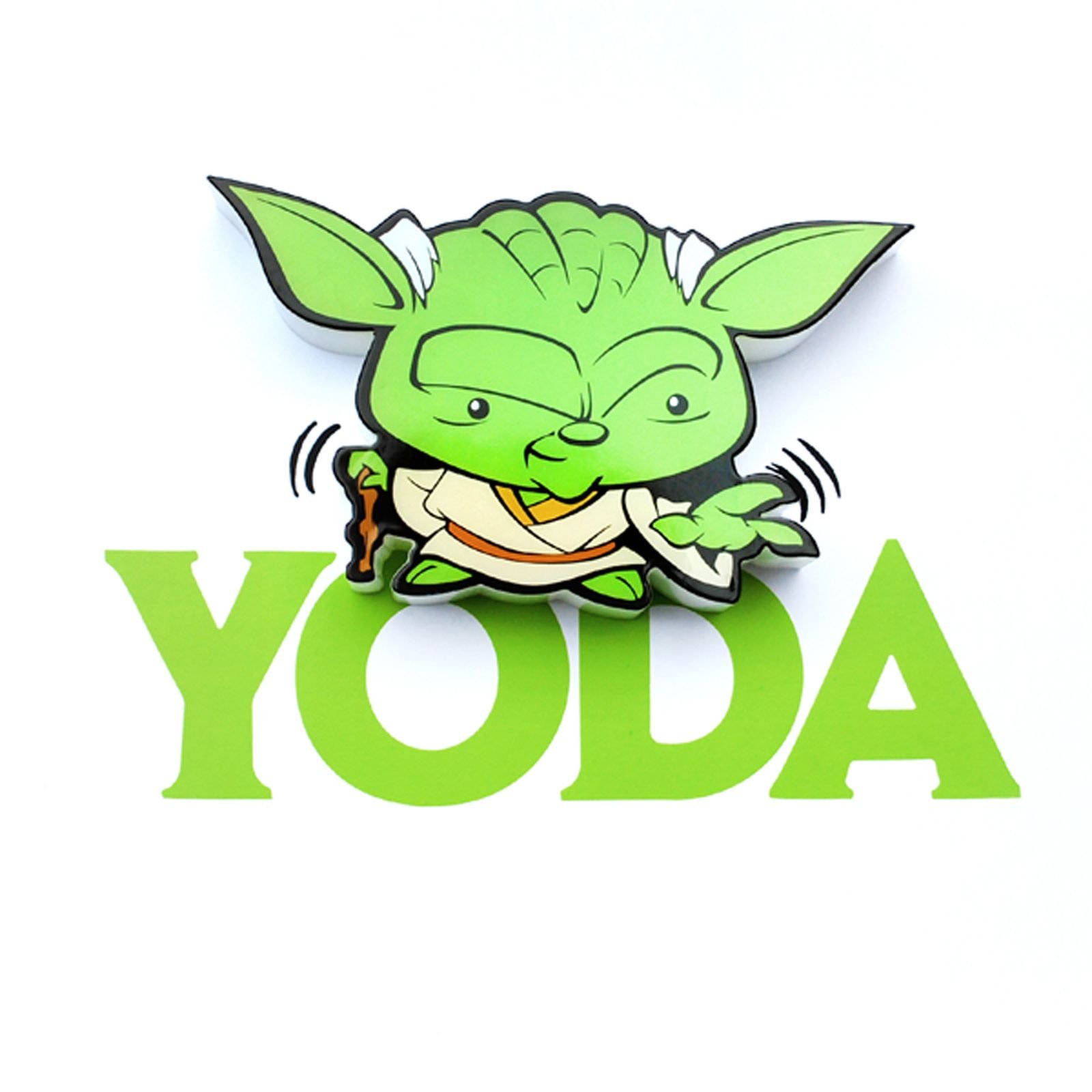 3D Light FX Star Wars Yoda 3D Deco Mini-Sized LED Wall Light