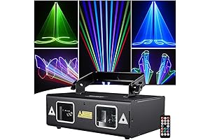 WorldLite Animation Laser Light DJ Light - Stunning 3D Visuals