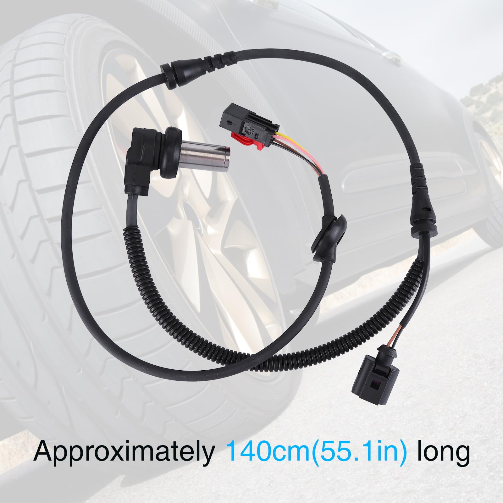 Sensore ABS 2 pezzi 8D0927803D compatibile per VW Passat 3BG 3B A4 (8D, B5) dal 1999 avant gauche ou droit