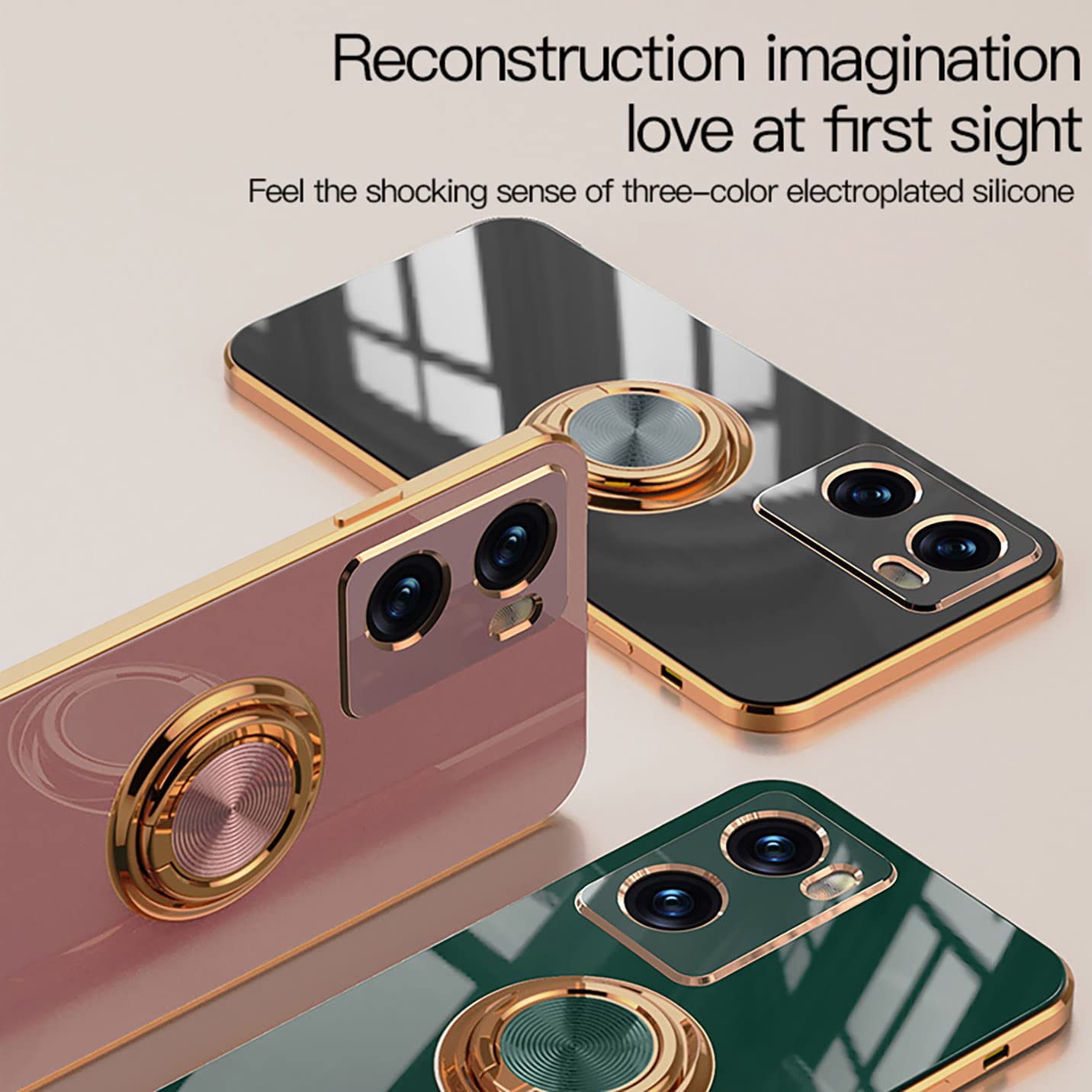 BORYA Shockproof Case For OPPO A57 4G/OPPO A57s, Ultra Thin Soft