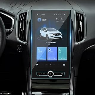 PACSCI Filme de navegação GPS do carro Tela LCD Película protetora de vidro temperado Acessórios de filme anti-risco 12.8Inch, para Ford Edge 2019 2020