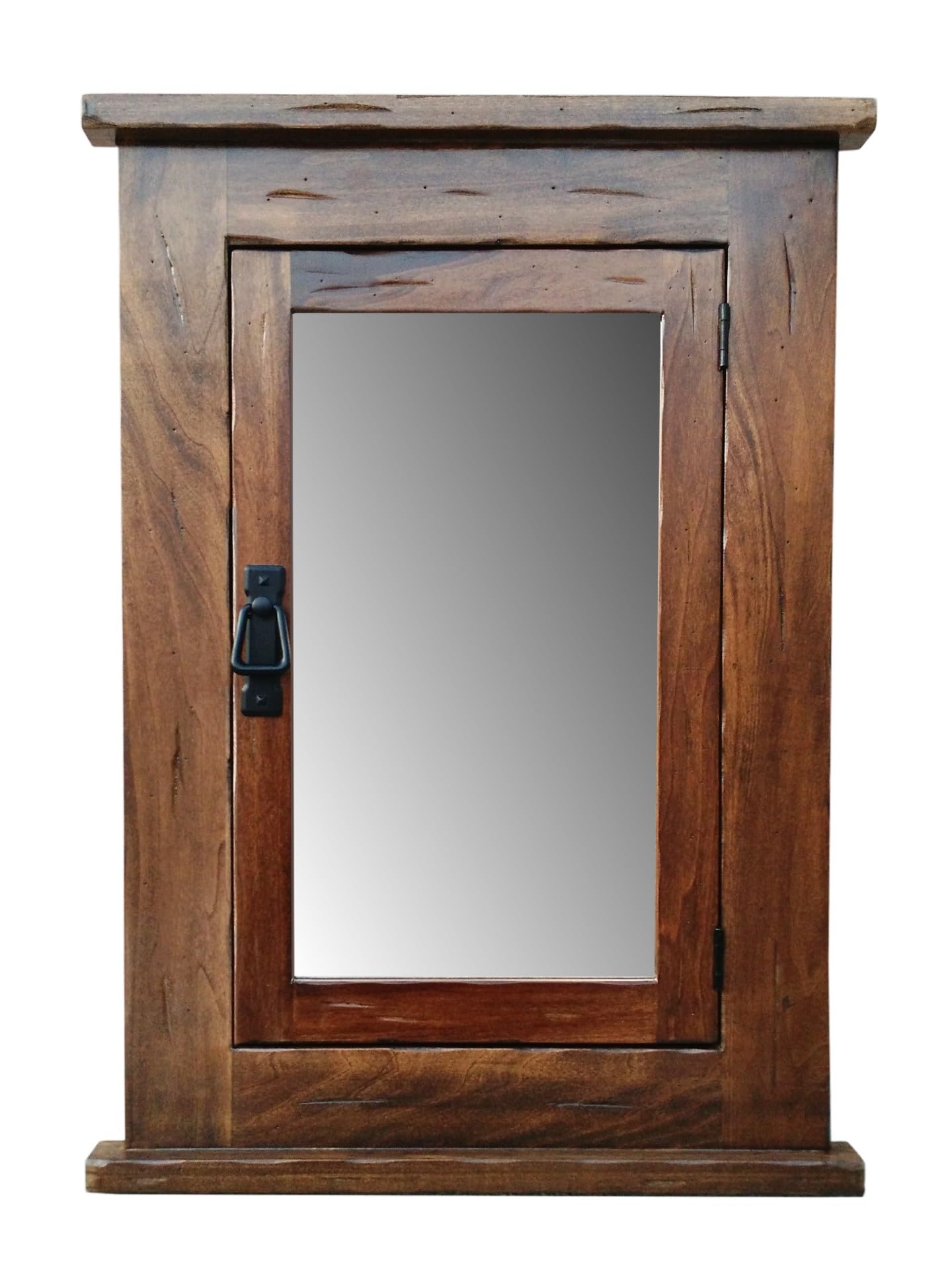 D&E Wood Primitive Mission Recessed Medicine Cabinet/Rustic/Solid Wood & Handmade