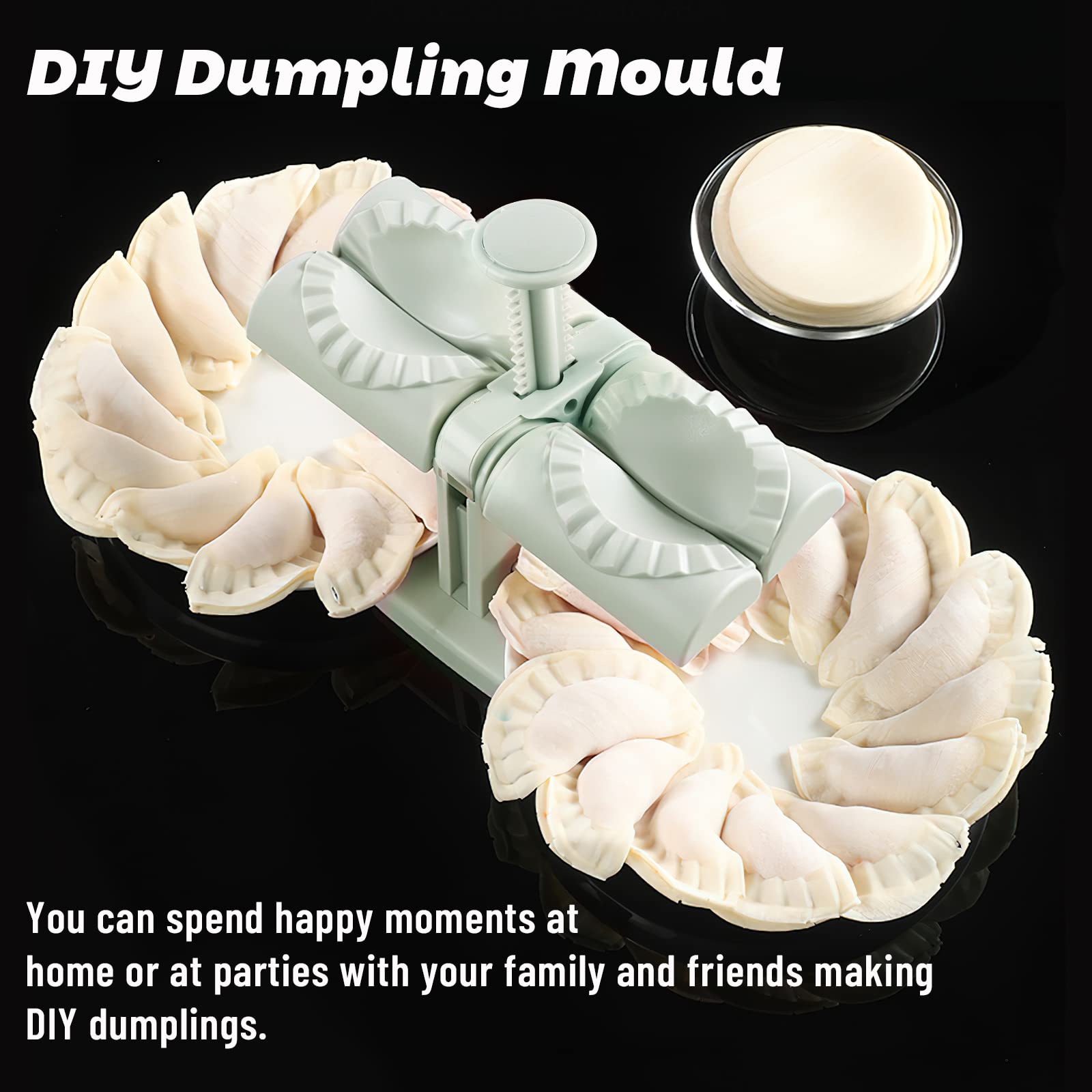 FONDOTIN Teigtaschenpresse – Praktischer Dumpling Produktbild-Vorschau 3