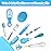 Baby Healthcare and Grooming Kit, Portable Baby Safety Care Set, Baby Essentials kit for Newborn (Blue 13 in 1)