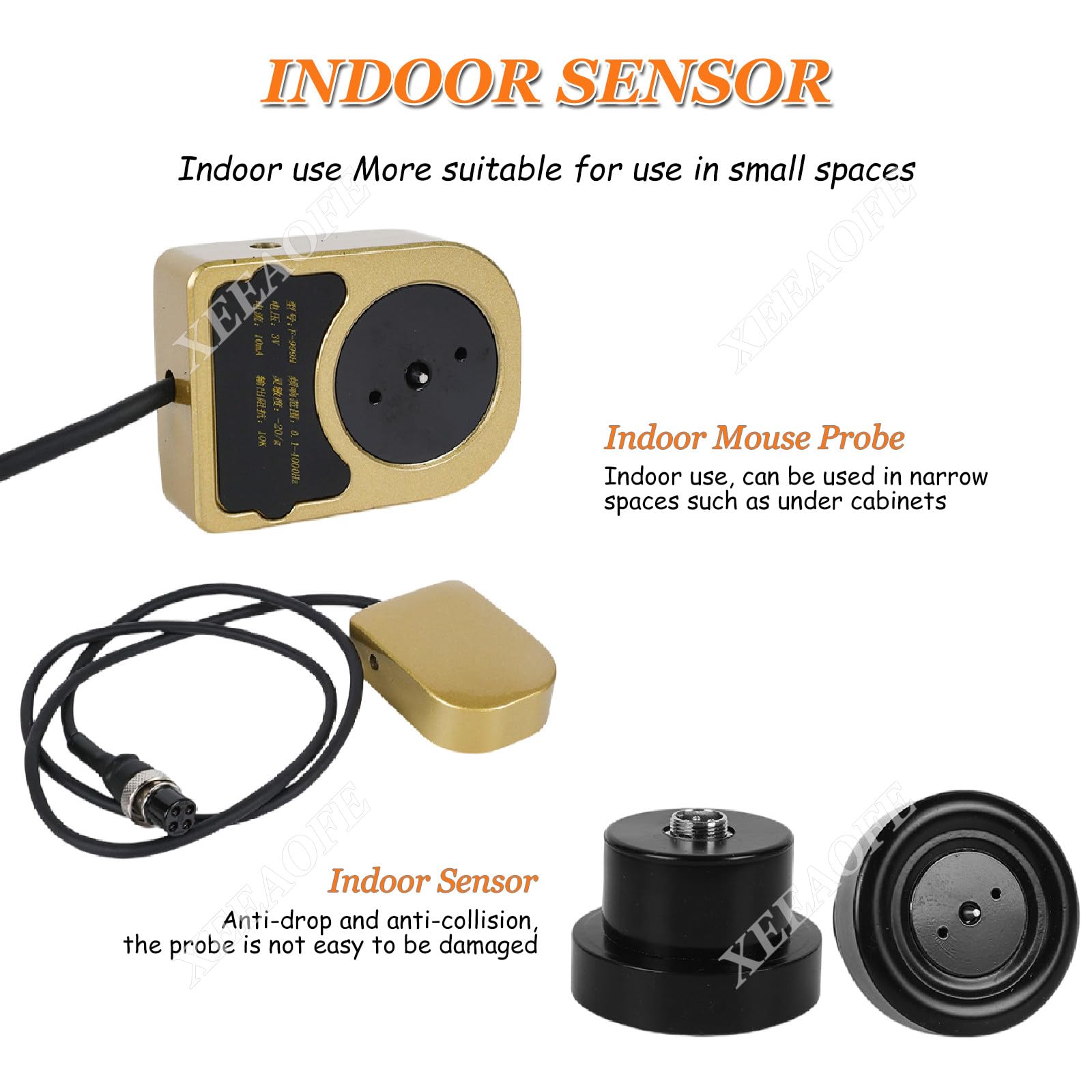 Detector De Fugas De Agua F-999A, Detector De Fugas De PrecisióN Para TuberíAs De CalefaccióN Por Suelo Radiante, Comprobador De Sonido Con 6 Velocidades Ajustables