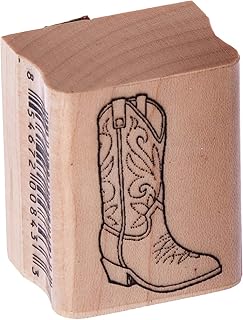 Stamps by Impression Cowboy Boots Rubber Stamp - .6" x 1.1"