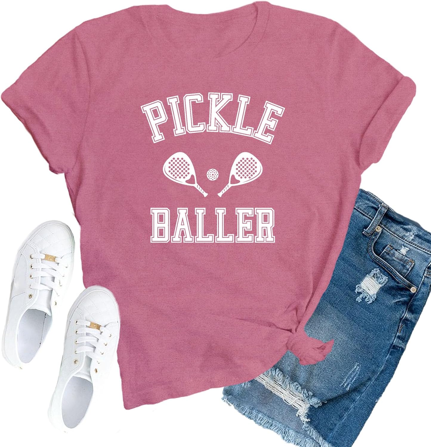 Pickleball Shirt for Women Pickleball Player T-Shirt Pickleball Lover Tee Tops