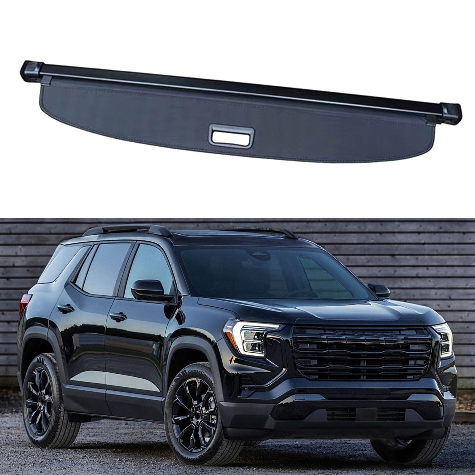 Cache-bagages rétractable coffre GMC Terrain protection aluminium
