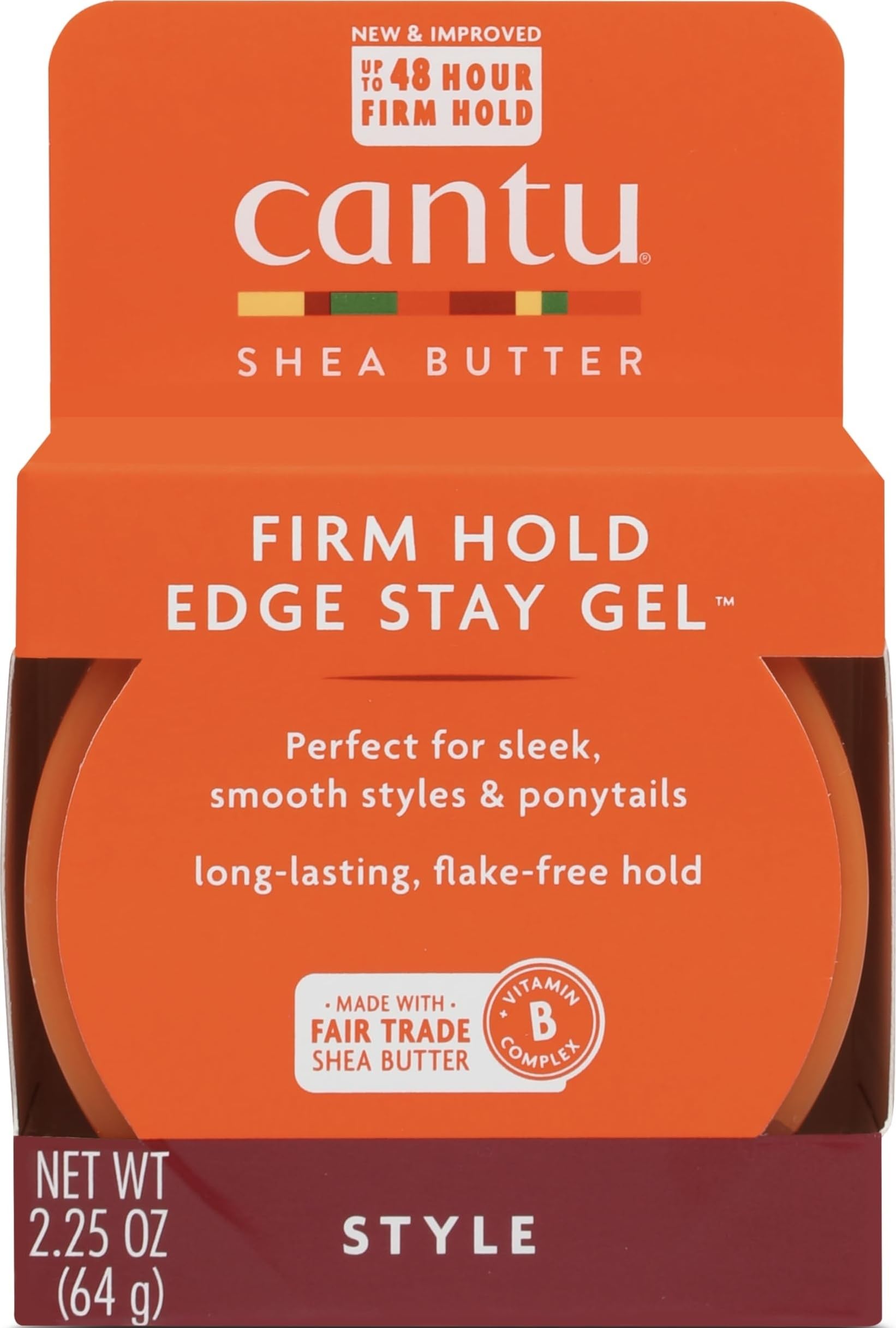 Shea Butter Natural Hair Edge Stay Gel 64 g / 2.25 oz Cantu