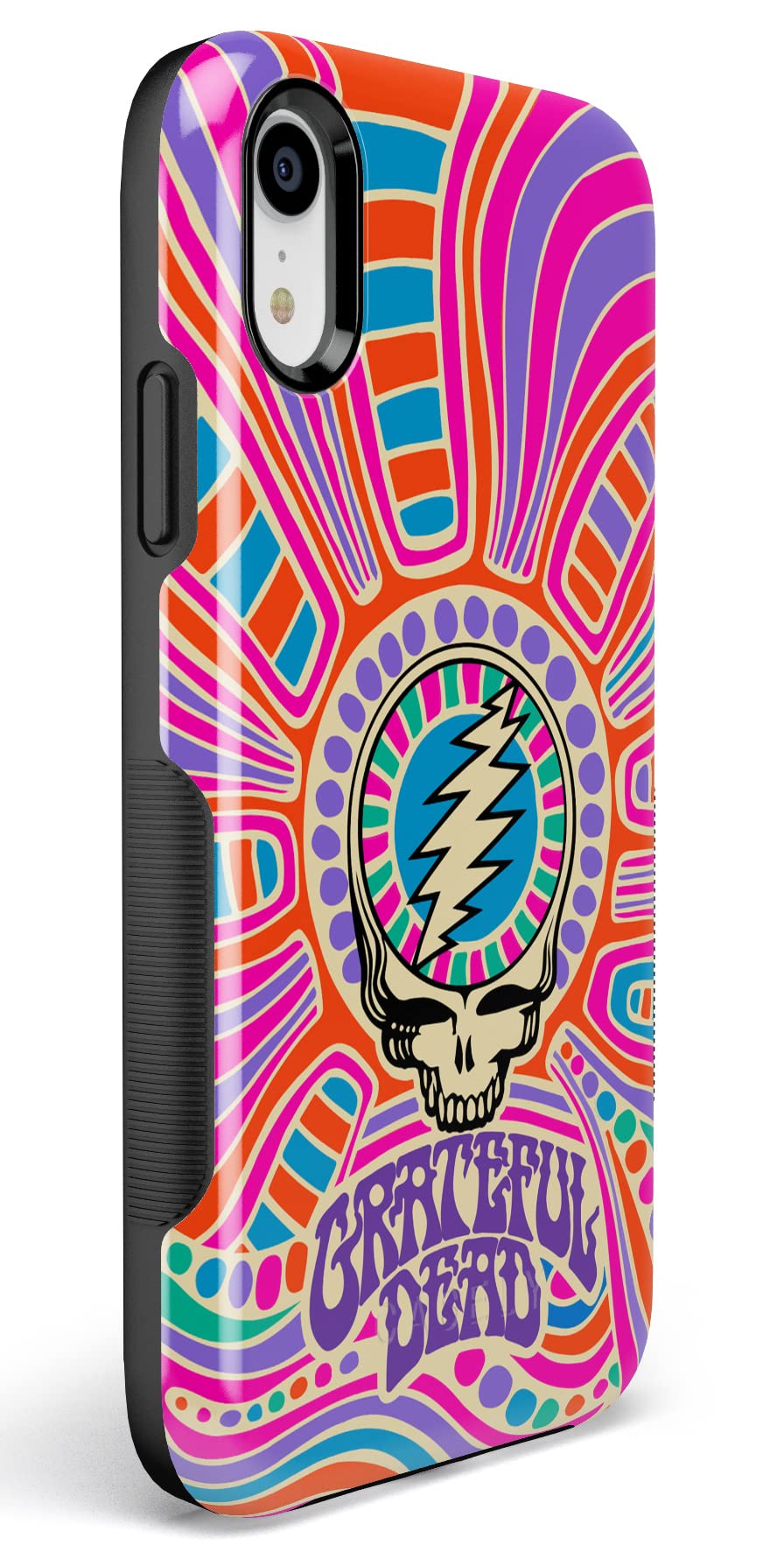 iPhone XR Phone Case Art Of Chaos Grateful Dead Skull Case Bold Protective  Design