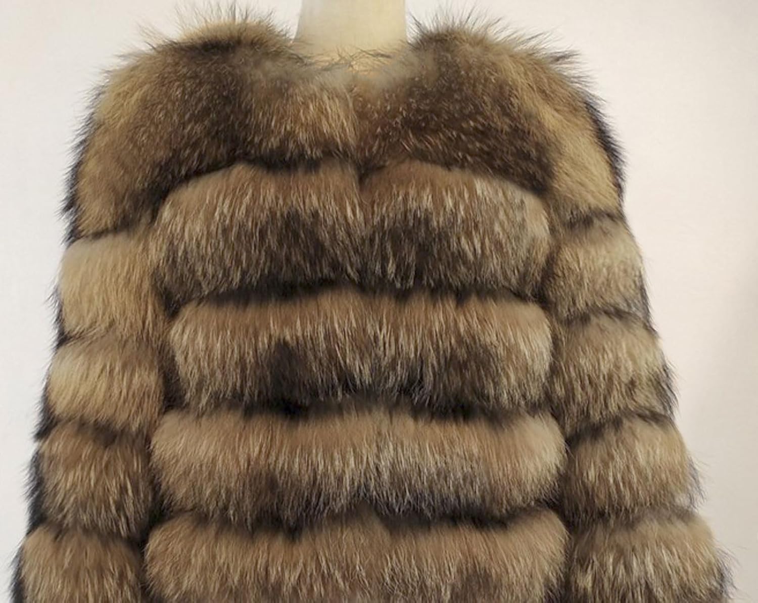 loveimgs Women Warm Fluffy Cropped Puffer Jacket Faux Fur Coat Crop Parka Collarless Winter Teddy Bear Coat Overcoat - Image 5