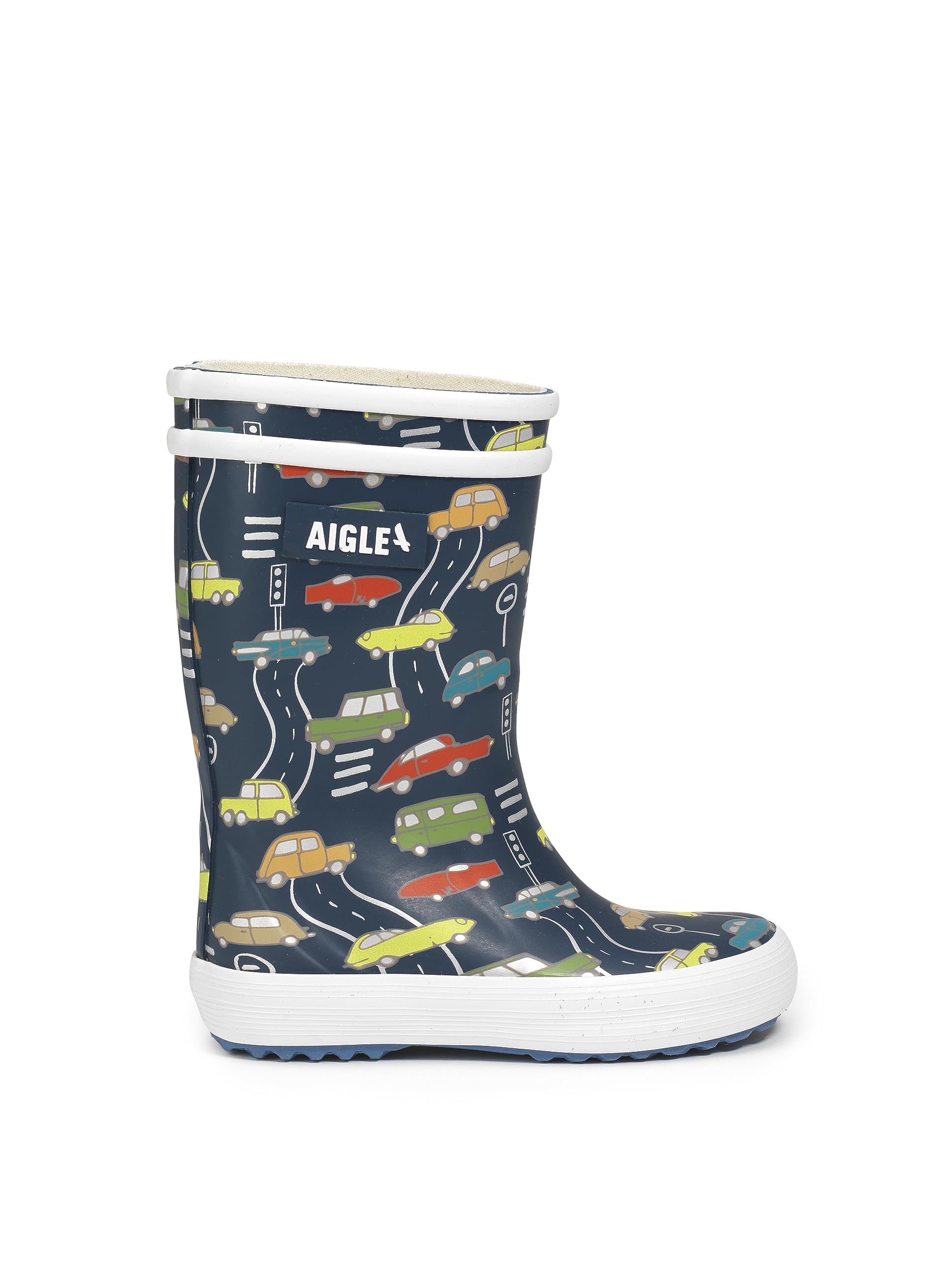 Aigle LOLLY POP PLAY2 Bottes imperméables Imprimé pour Enfant | Tige souple et confortable, doublure résistante | Bande réfléchissante sur le talon |Semelle adhérente - 5