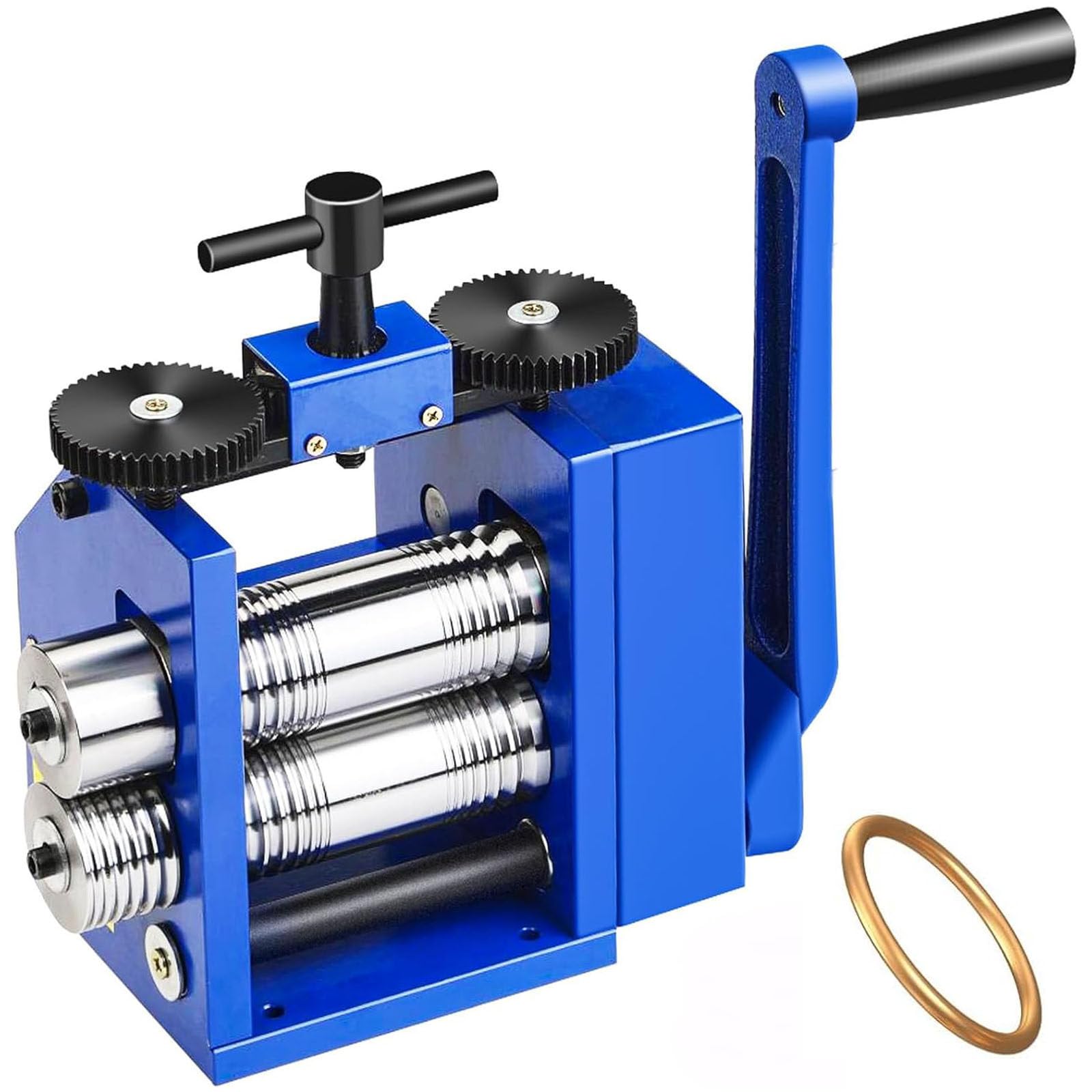 Cylindreuse Manuelle Combinée,Machine À Laminer Manuelle 40 Mm