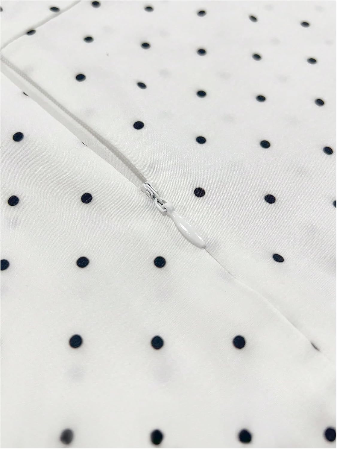 MakeMeChic Women's Polka Dots Mini Dresses Y2k Ruffle Tie Backless Halter Dress - Image 4