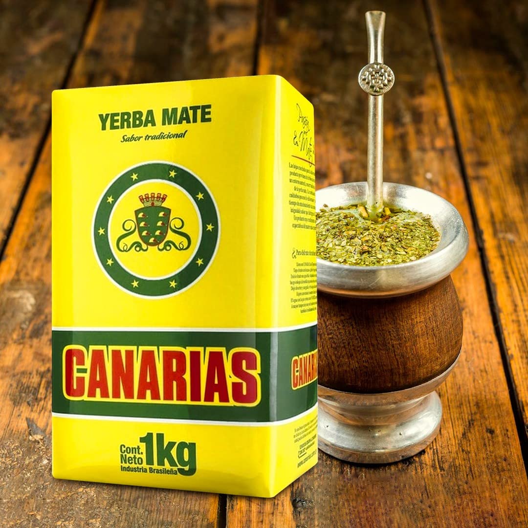 Qumir Pack de Yerba Mate Canarias 1Kg - 3 Unidades - Total 3 Kg de Yerba Mate