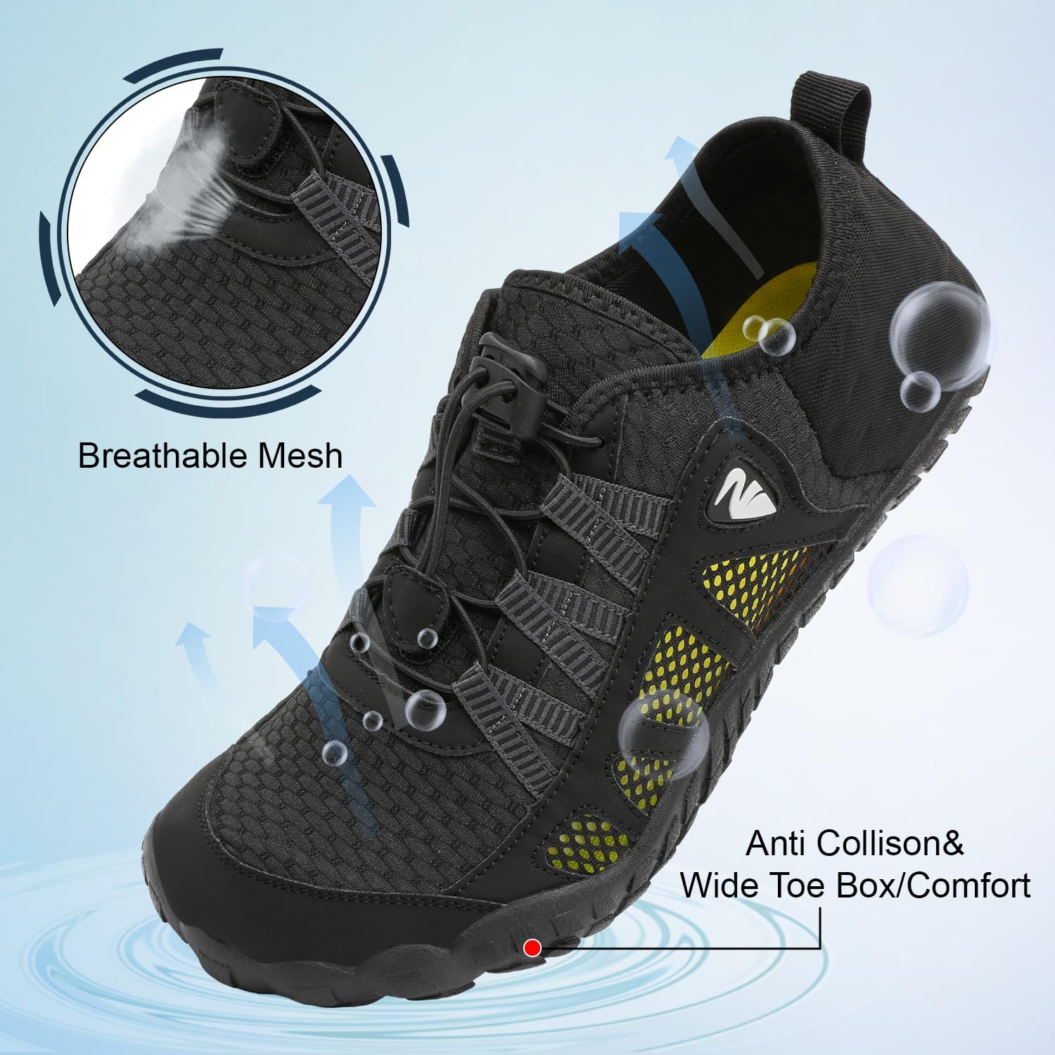 Centipede Demon Swim Water Shoes for Women Men Quick Dry Barefoot Aqua Sneakers Shoe for Beach Hiking Diving Boating River Outdoor Water Sports - Image 3