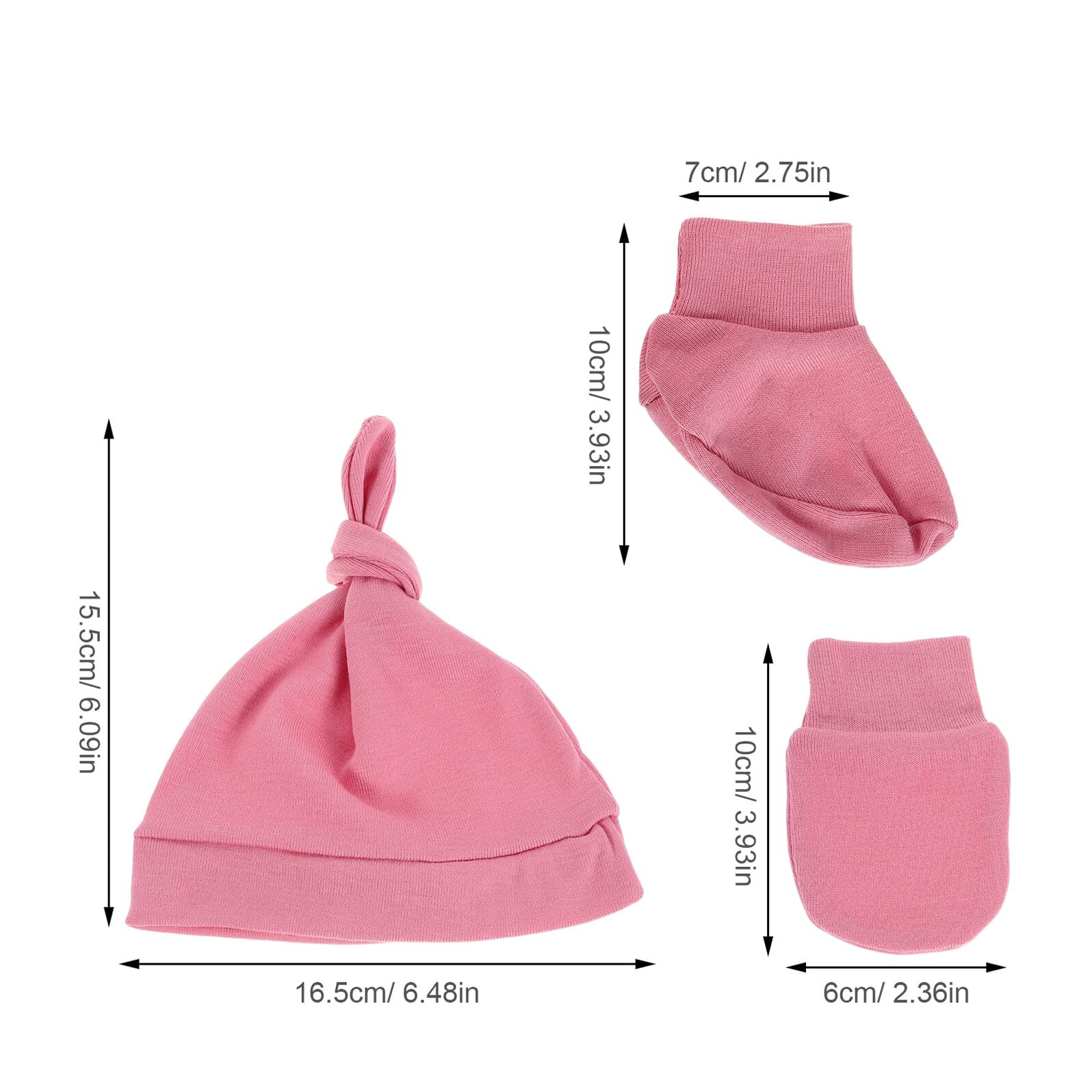 BESTonZON 5 Set Cappello Ragazzo Ragazza e Guanti in Cotone Morbido Unisex Mesi Caldi Traspiranti e Antiscivolo per Ragazzo Ragazza Accessori Essenziali per Protezione e Comfort