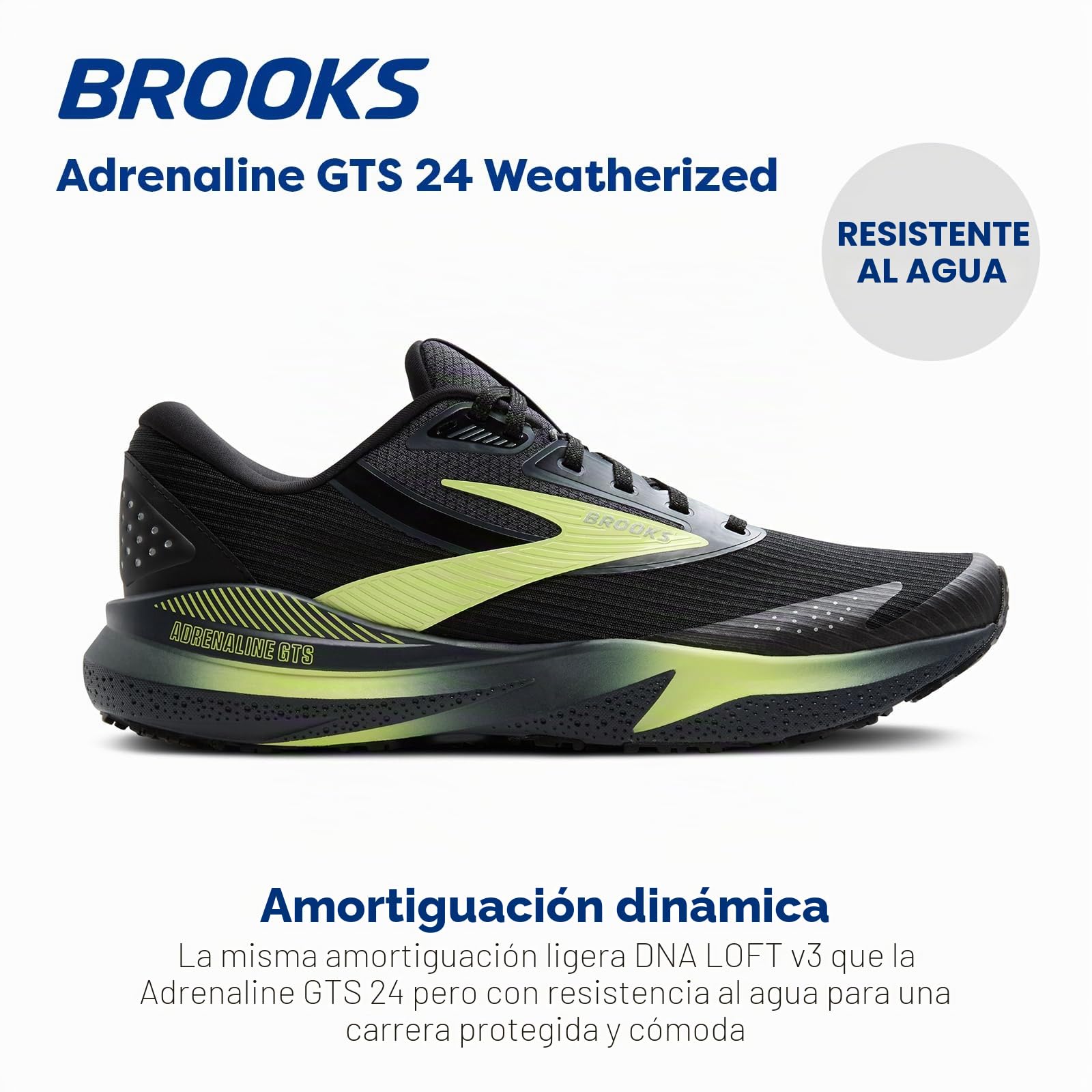 Brooks Adrenaline Gts 24 Weatherized Sneaker Hombre