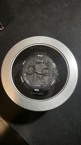 Solid thick digital sports watch – easy to set, bright backlight, strap is a bit stiff