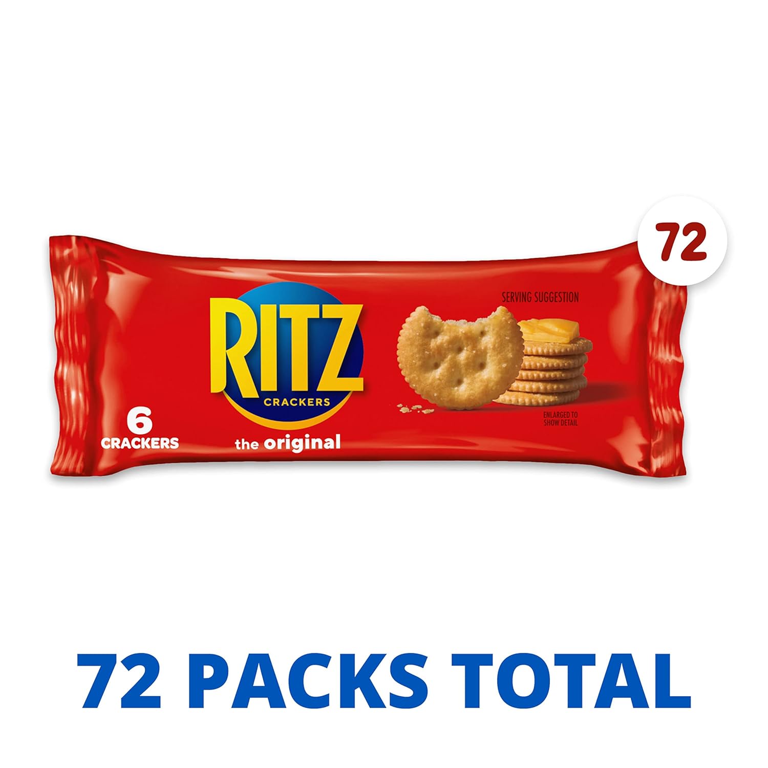 RITZ Original Crackers, 72 Snack Packs (4 Boxes)