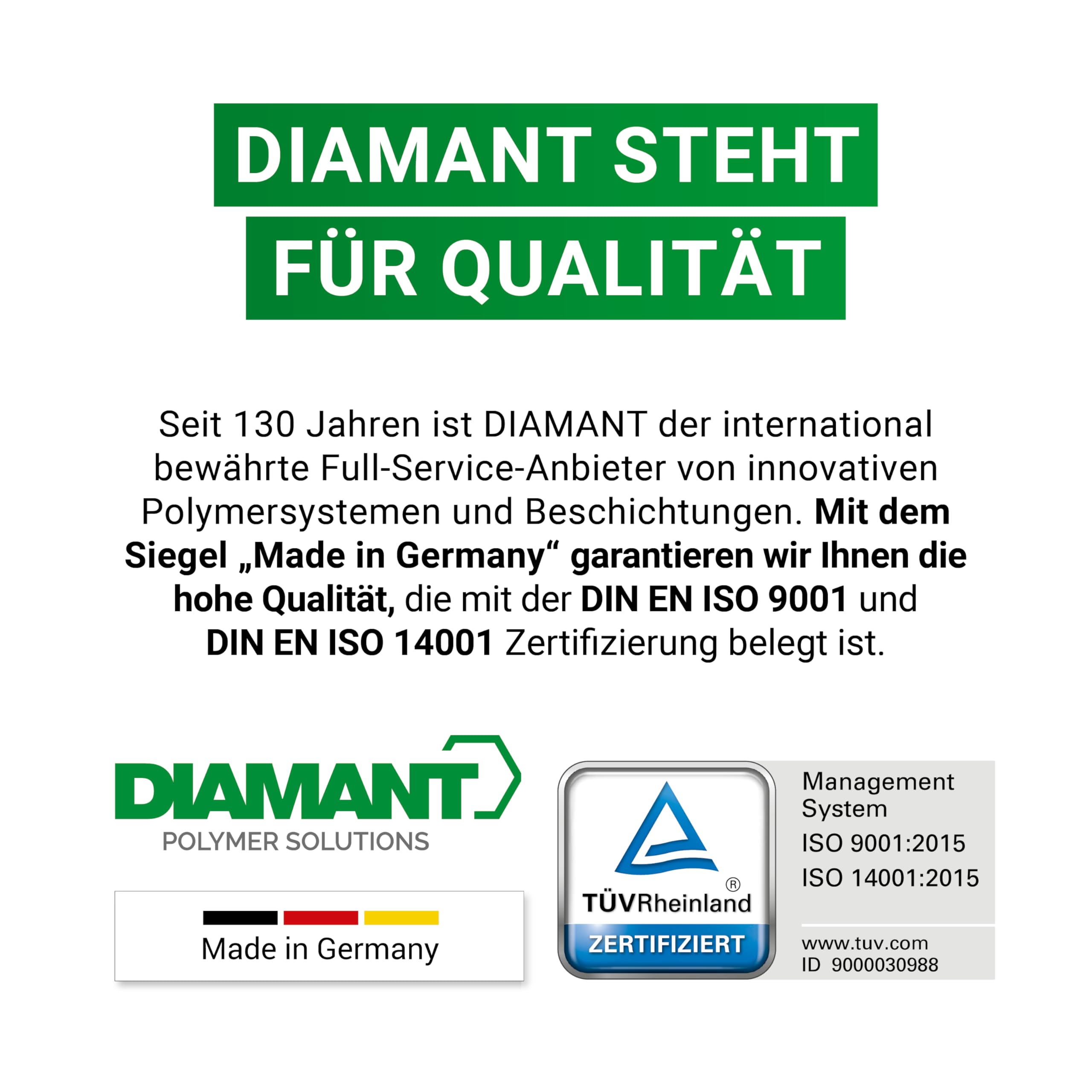 DIAMANT dichtol AM – Versiegelung für 3D-Druckteile, 1L | Transparent, macht poröse 3D-Druckteile dauerhaft wasserdicht und gasdicht. Für feine Poren.