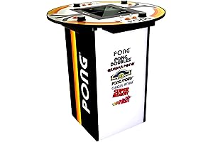 Arcade1Up Pong 4 Player Pub Table - Electronic Games: Experience Nostalgic Playtime...