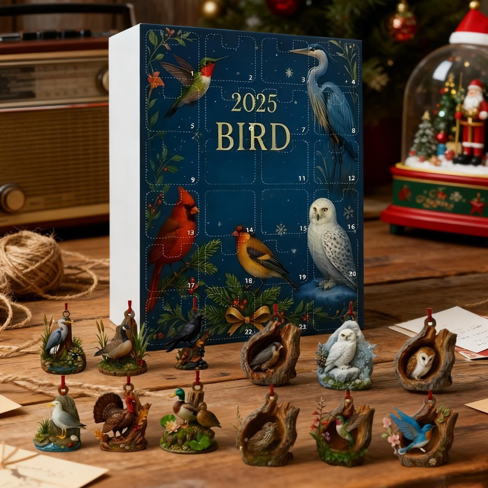 3pcs Calendriers De L'Avent à Cheval 2025,24 Jours Calendrier à Rebours De Noël Avec Des Figurines De Chevaux,2d Acrylique Horse - Maison