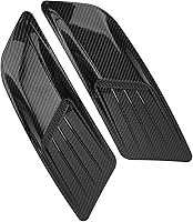 Vista 9 de Par universal de ajuste de fibra de carbono para ventilación de aire de campana para 2015-2017