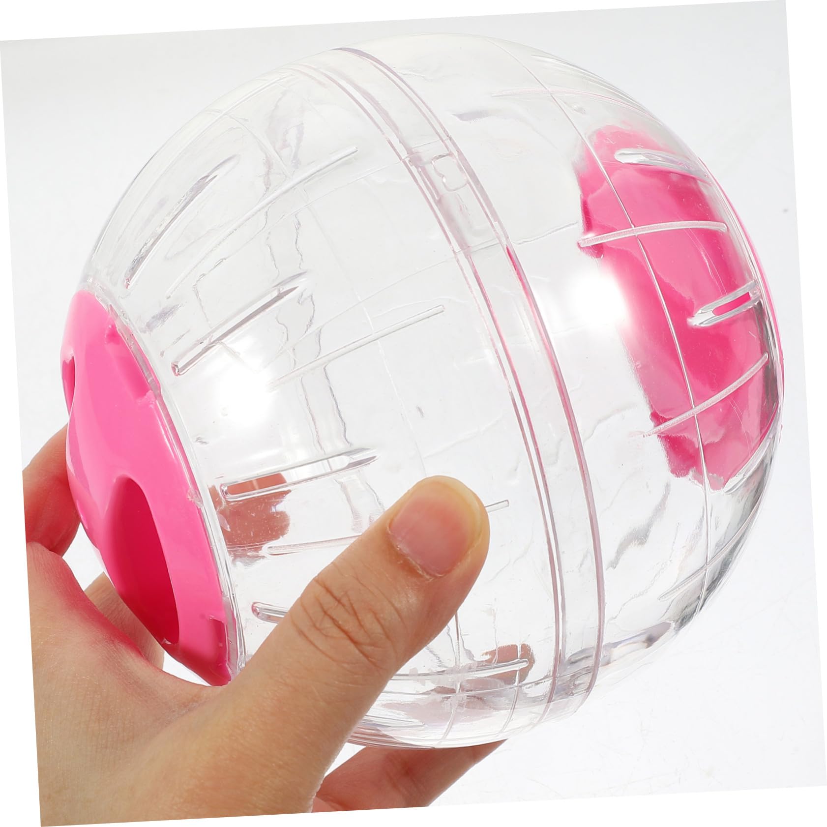 BESPORTBLE 4pièces Roue Exercice Transparente pour Hamsters Roue De Course Silencieuse pour Petits Animaux Jouet Activité pour Rongeurs Compatible avec Gerbilles Et Souris