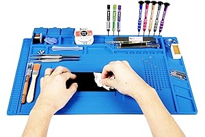 Kaisi Multifunctional Heat Insulation Silicone Repair Mat for Phone and Computer Soldering