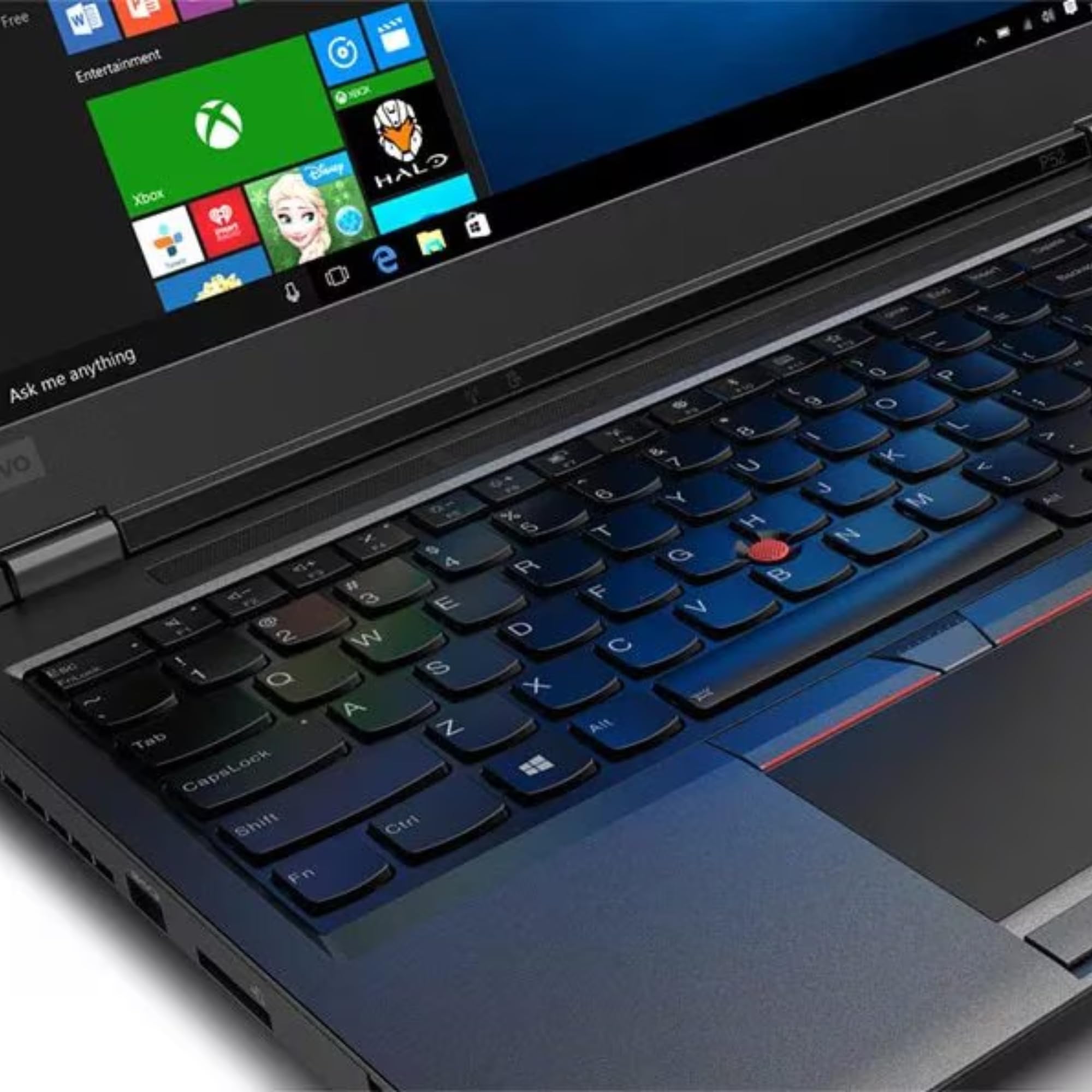 Lenovo ThinkPad, Pc Portatile Notebook Display 15,6 pollici 1920 x 1080 Full HD, Intel i7-8750H Ram 16Gb SSD 512Gb Win 11 GPU Quadro P1000 4Gb (Ricondizionato)