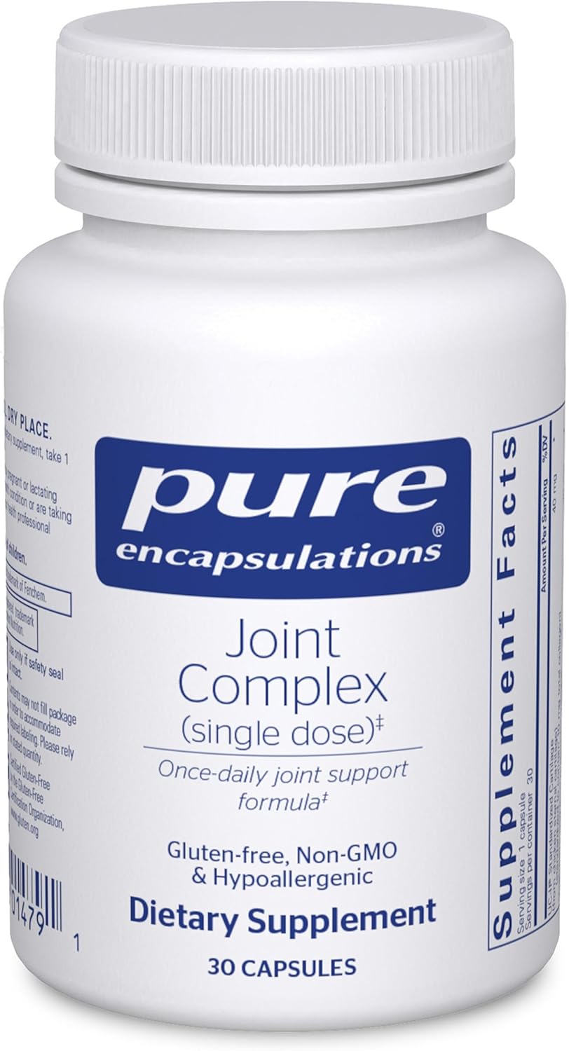 Pure Encapsulations Joint Complex (Single Dose) | Once-Daily Supplement to Support Joint Mobility, Comfort, Tissue, and Cartilage Health* | 30 Capsules