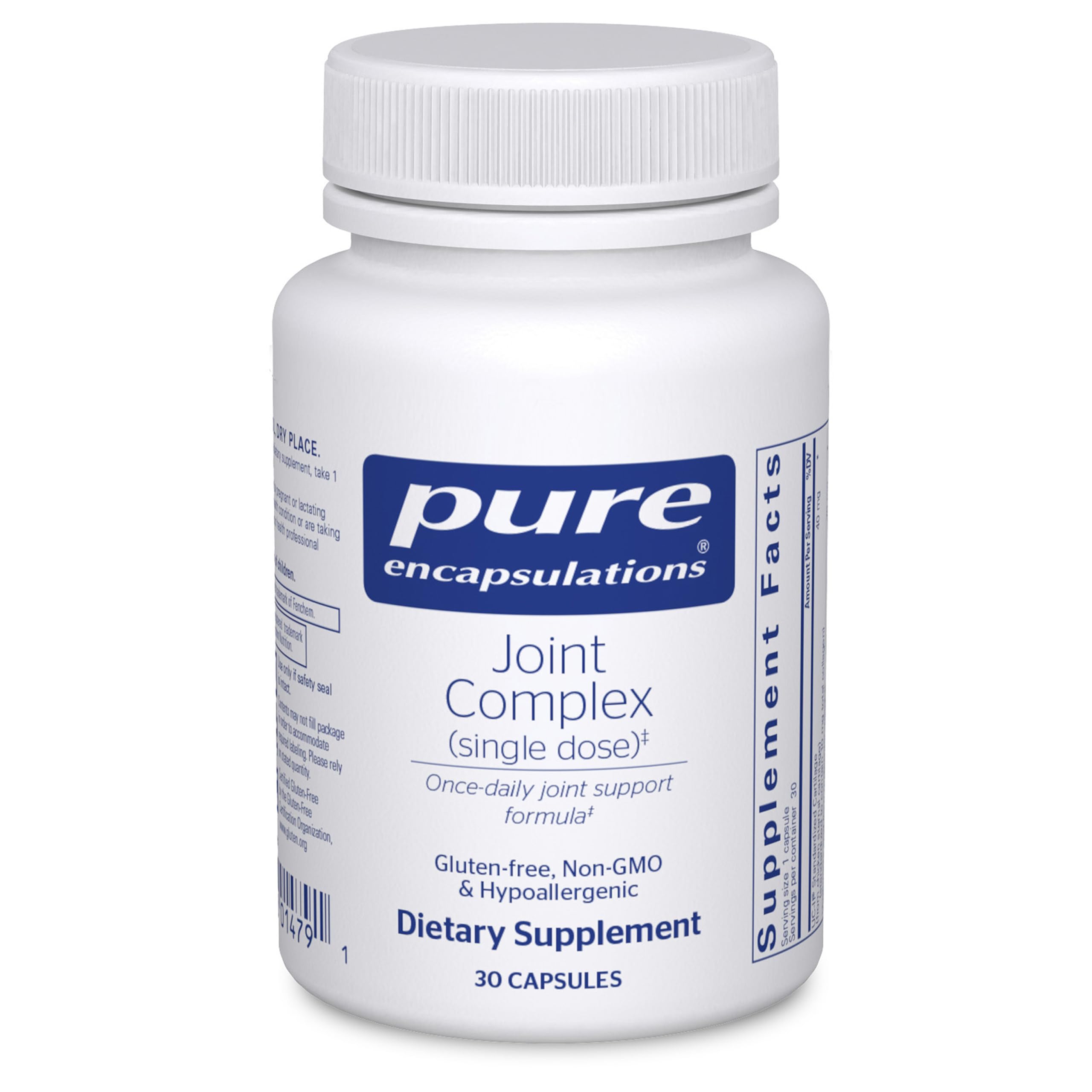 Pure Encapsulations Joint Complex (Single Dose) | Once-Daily Supplement to Support Joint Mobility, Comfort, Tissue, and Cartilage Health* | 30 Capsules