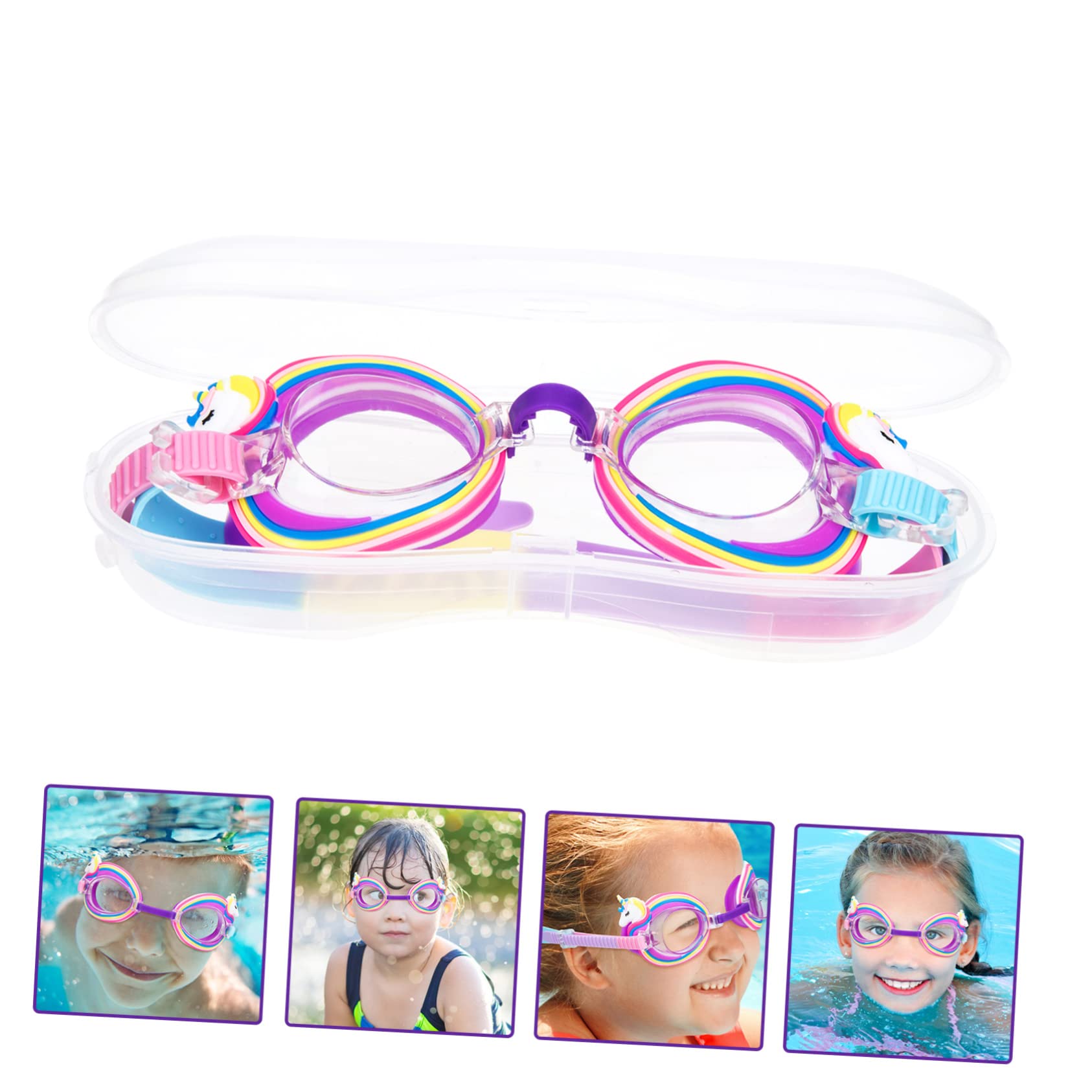 YARNOW 5 Pezzi Occhialini Da Nuoto Per Bambini Occhialini Da Nuoto Per Bambini Occhialini Per Bambini Di Età Compresa Tra 2 E 4 Anni Occhiali Da Bambino Occhiali Impermeabili Lenti In